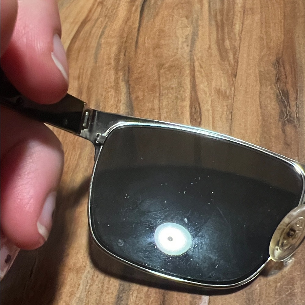 Prada Black and Silver Sunglasses - Picture 5 of 8